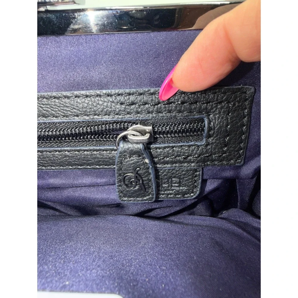 Rachel Rachel Roy Gunmetal Grey Sequin Evening Clutch Bag Shimmer Formal Bag